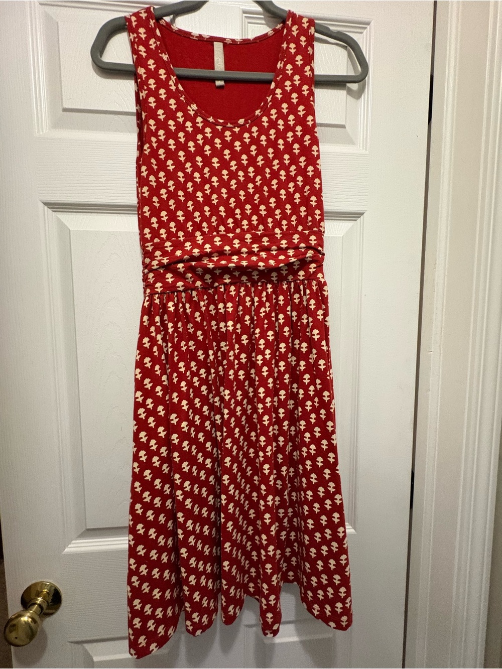 Red Cotton Dress